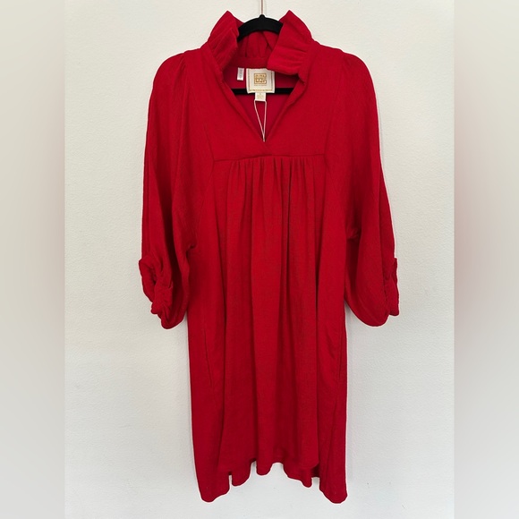 Emily McCarthy‎ Stella Dress Small cranberry red NWT - Picture 5 of 16